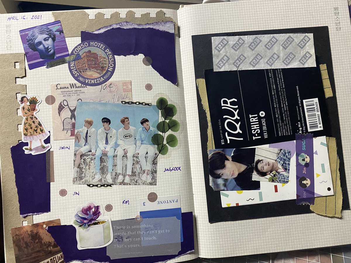 beyanaCT's tweet photo. #reusereducerecycle 

#Scrapbook #Scrapbooking #BTSMerch #BTS #Bangtan #BeyAna🎀 https://t.co/RIIUpiixJc