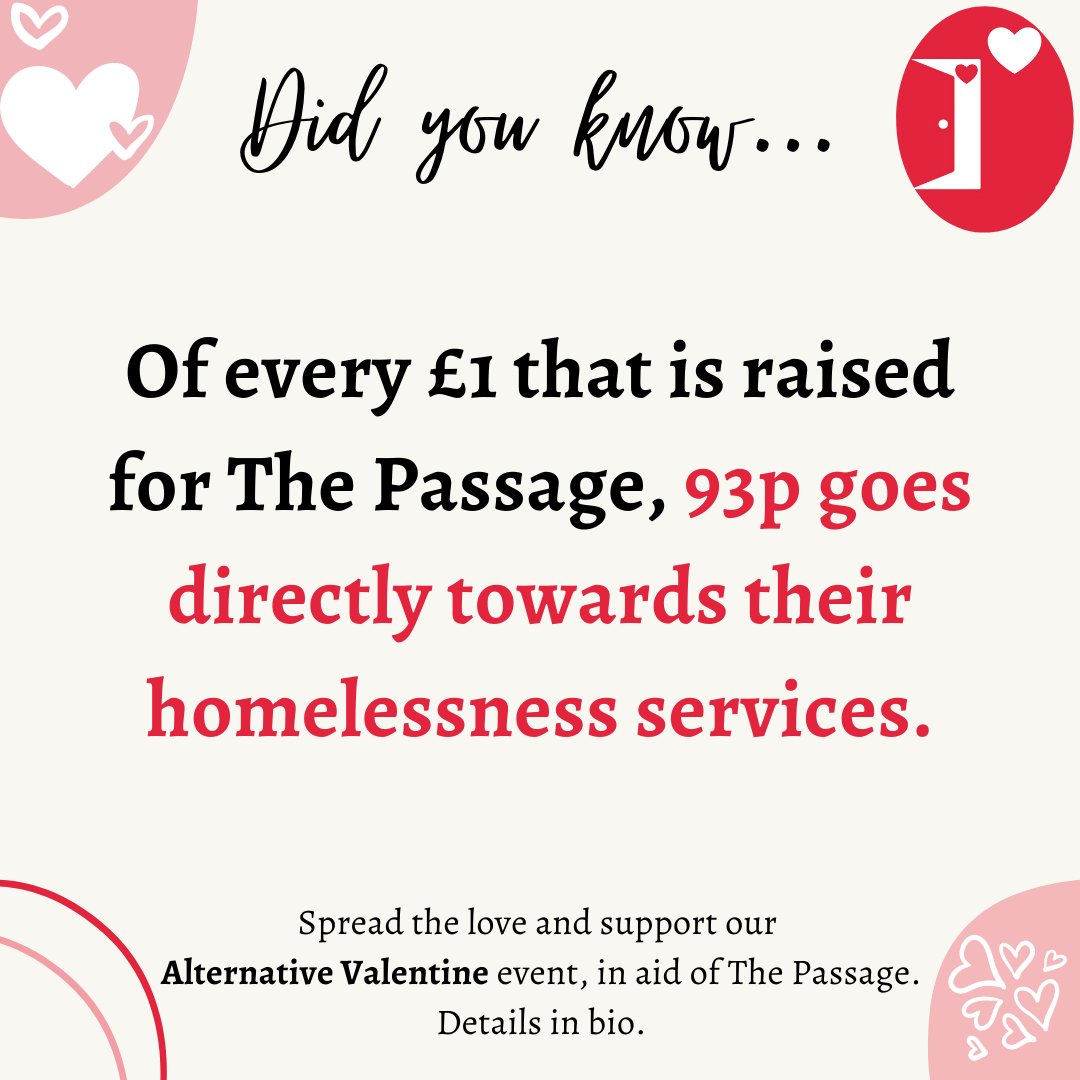 "You can't put a price on love..." but this is definitely better value than anything else in the shops!

Show some love to people experiencing #homelessness this Valentine's Day by donating to our #AlternativeValentine fundraiser at justgiving.com/fundraising/al…

Spread the love ❤️
