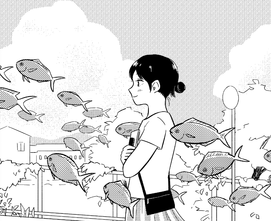 きょう発売のハルタvol91に、ナッちゃん5話「夏の面影」載ってます。夏のマンガです。冬だけど、わりとおすすめです!髪くくっててかわいいね!!よろしくお願いしますhttps://t.co/vuYOeJx9co 