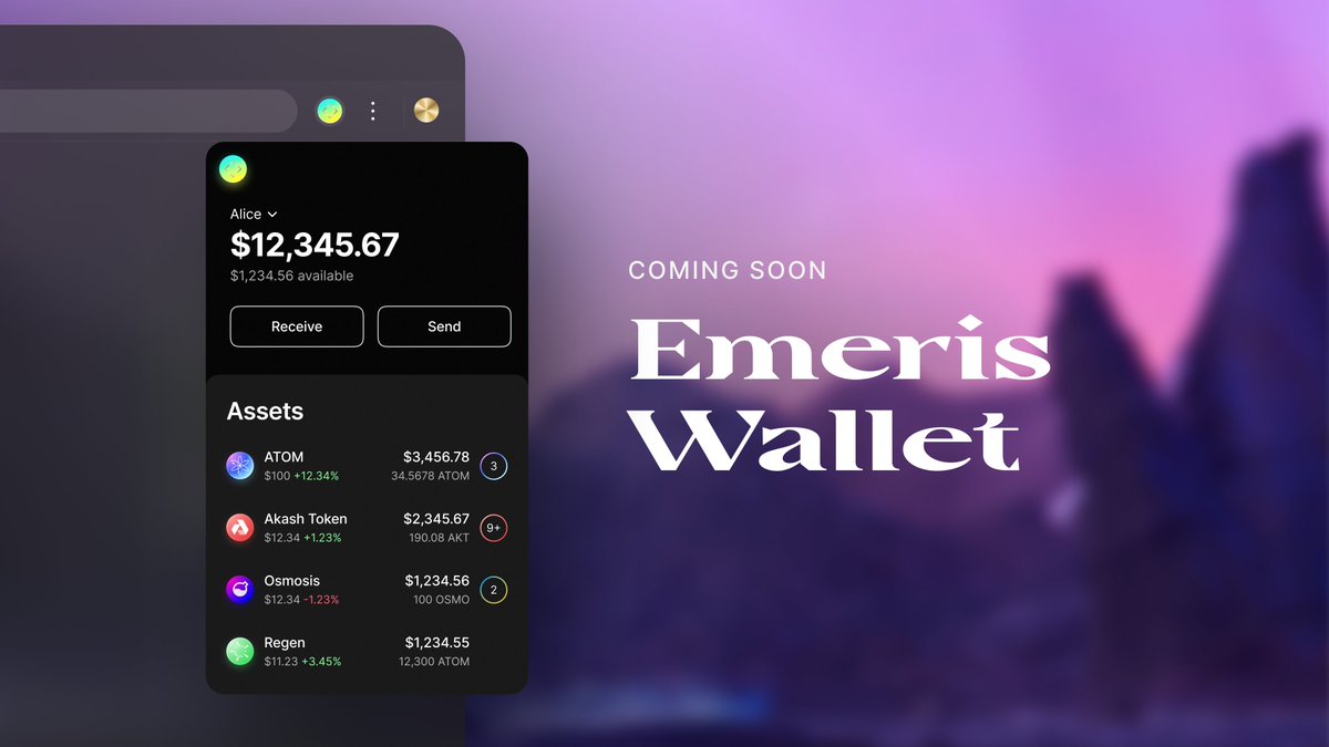 🔊 Coming soon to Emeris: Browser extension

Users will be able to:
👉 access Emeris through Emeris new browser extension wallet
👉 continue using existing solutions like <a href="/keplrwallet/">Keplr Wallet</a> and other new wallets which will be added in the future

#Emeris2022