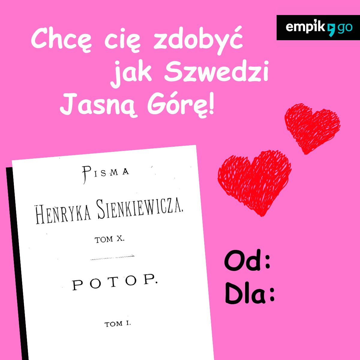EmpikGo's tweet photo. #Walentynki
Od: Empik Go
Dla: #twitteroweksiążkary https://t.co/gMkL1ZcX8G