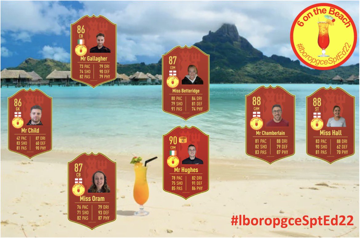 _6ontheBeach's tweet photo. With pre-season underway this afternoon, here’s how the team line up…

#lboropgceSptEd22 https://t.co/7lCt823gMf