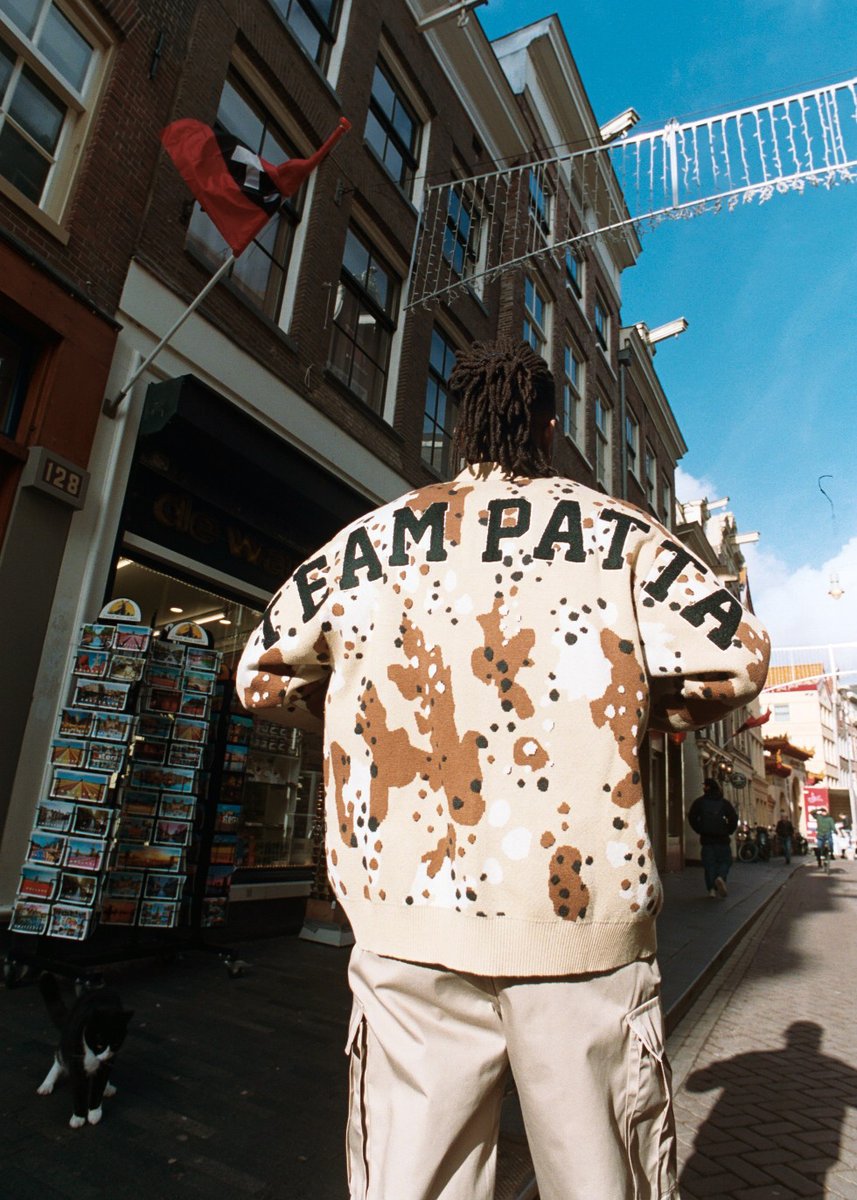 The Patta SS22 collection second drop will be available Friday, February 18th at 13:00 CET at patta.nl, on our mobile app as well as in-store at Patta Amsterdam, Patta London and Patta Milan.