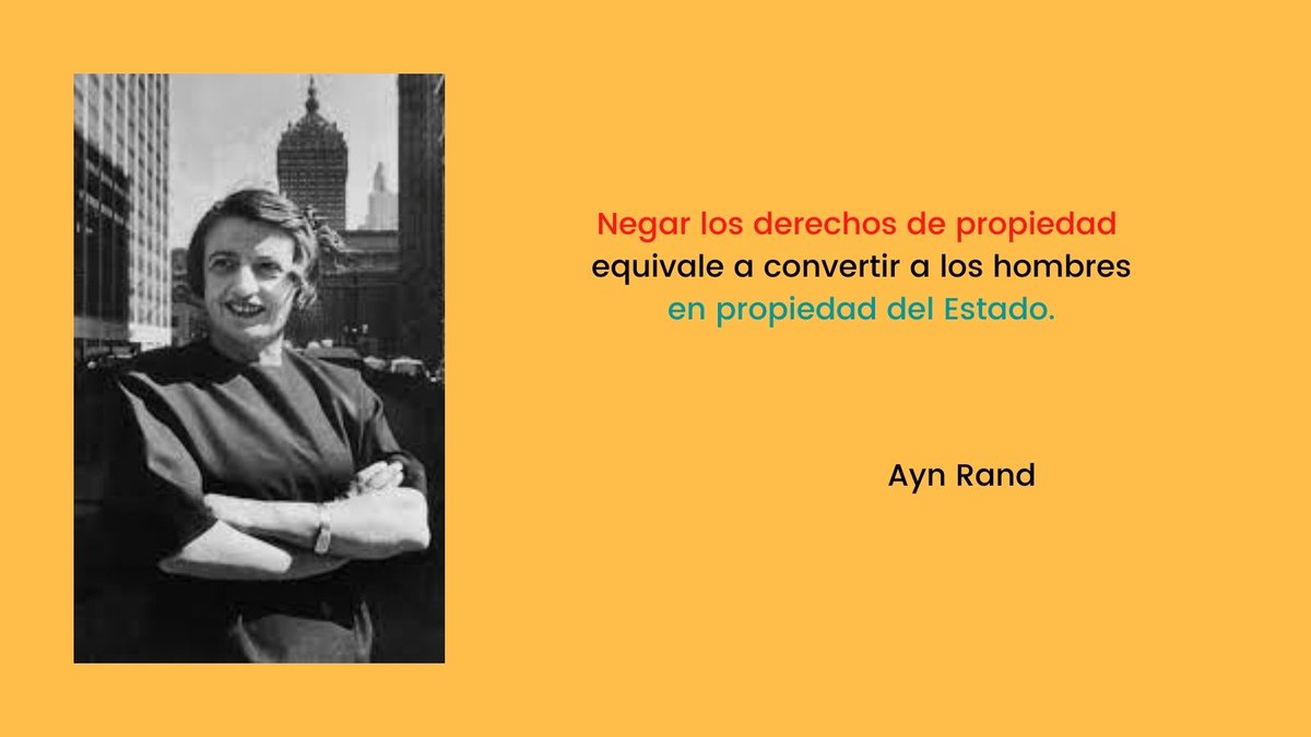 Y recordemos que todos los colectivistas niegan el #DerechoDePropiedad. Por eso los políticos colectivistas quieren seguir controlando el #Derecho.
@AynRandLATAM @AntonellaMarty