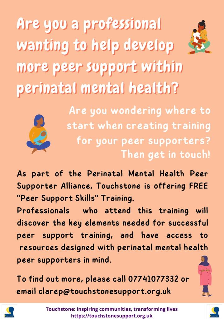 Are you a parent? Yes
Do you live in west Yorkshire? Yes
Have you signed up to this free training? No
Hurry, it's a rare opportunity!📢
<a href="/touchstone_mp/">MyPlan Perinatal Service - Touchstone (Bradford)</a> <a href="/hmpartnership/">The Hearts & Minds Partnership</a> <a href="/Touchstone_Spt/">Touchstone</a> @cp_touchstone <a href="/DClin_Perinatal/">Perinatal Research: Black Mothers Experiences</a> <a href="/BradfordVDoulas/">Bradford Doulas</a> <a href="/MindWellLeeds/">MindWell</a> <a href="/LeedsDads/">Leeds Dads</a> <a href="/daddyblues_/">daddyblues</a> <a href="/LeedsPeer/">Leeds Peer Support Network</a>