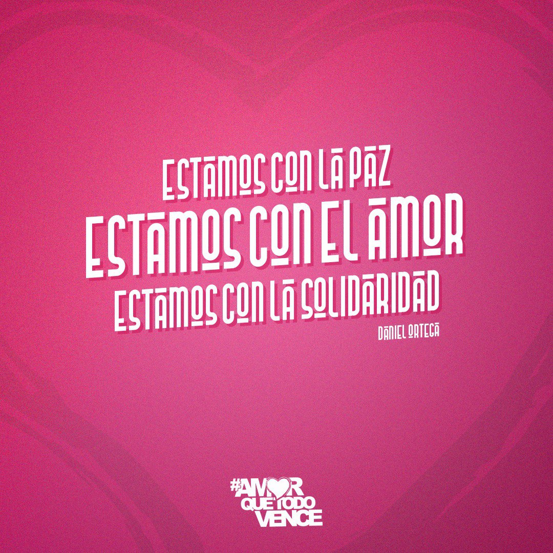 #AmorQueTodoVence En nuestra Bella #Nicaragua vivimos en PAZ, irradiamos AMOR y somos SOLIDARI@S. Por caminar en los senderos del bien, el amor a nuestra Patria. Somos felices. QUE VIVA EL AMOR.
#UnidosEnVictorias 

<a href="/collvermat/">colvert matamoros 🇳🇮</a> <a href="/superfrog89/">S̲u̲p̲e̲r̲f̲r̲o̲g̲8̲9̲</a> <a href="/YaderEspinoza01/">𝓨𝓪𝓭𝓮𝓻 𝓔𝓼𝓹𝓲𝓷𝓸𝔃𝓪 🇳🇮☀️</a>