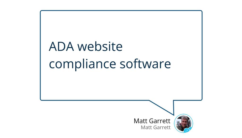 mattgarrett's tweet image. &quot;And worse is the fact that businesses have to settle in all these cases, and the average amount to settle is $50,000.&quot; lttr.ai/P8fZ

#ADACompliance #WebAccessibilityGuidelines