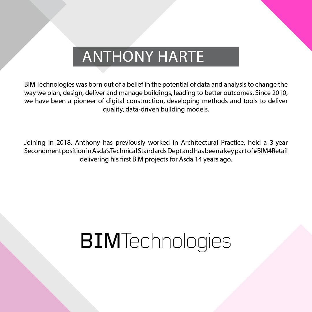 SPEAKER ANNOUNCEMENT! Very excited to announce Anthony Harte as a speaker to our @biminbirmingham event in April 2022! Thanks to @bimtechnologies_ for the support #bim #biminbirmingham2022 #architecture #design #construction