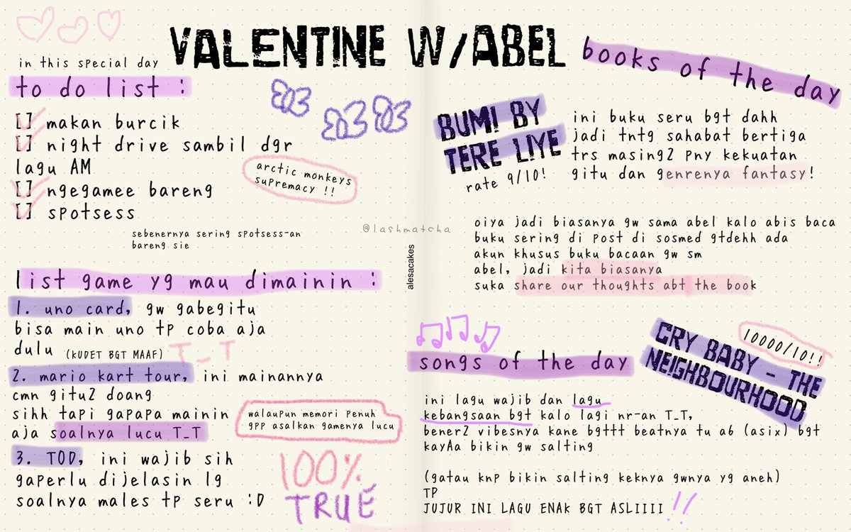 neoptunez's tweet image. #AbelValentineJournal HALOO THIS IS MY VERSIONN💃🏻💃🏻💐💐