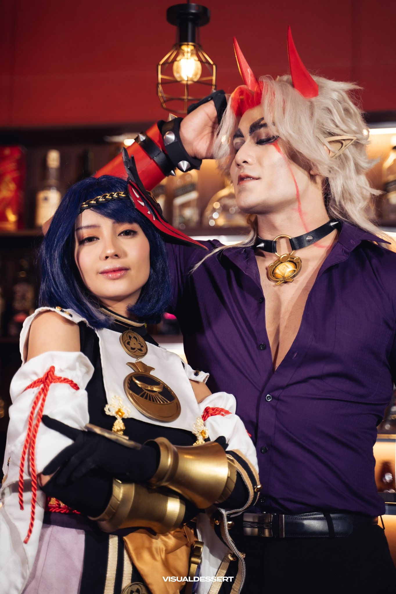 Prince De Guzman Transformations on X: So what should we call this ship?  🤣 Here is my casual Arataki Itto cosplay with @awiedeguzman as Kujou Sara  ❤️ looking forward to do more