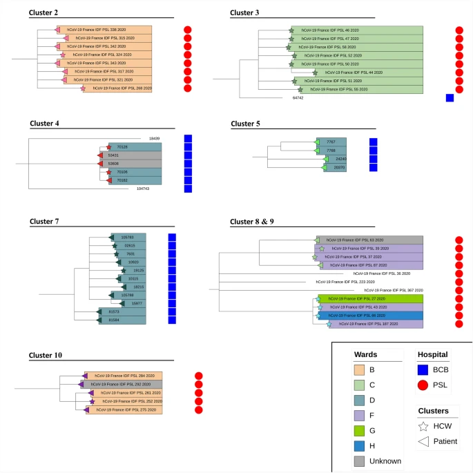 #papersofthemonth
<a href="/SciReports/">Scientific Reports</a> : "#Nosocomial transmission clusters and lineage diversity characterized by #SARSCoV2 genomes from two large hospitals in Paris, France, in 2020 "

nature.com/articles/s4159…
   
<a href="/Bridier_Nahmias/">Antoine Bridier-Nahmias</a> <a href="/v_goldstein/">Goldstein Valérie</a> <a href="/FrancoisJB/">François Blanquart</a> <a href="/VisseauxB/">Visseaux Benoit</a>
