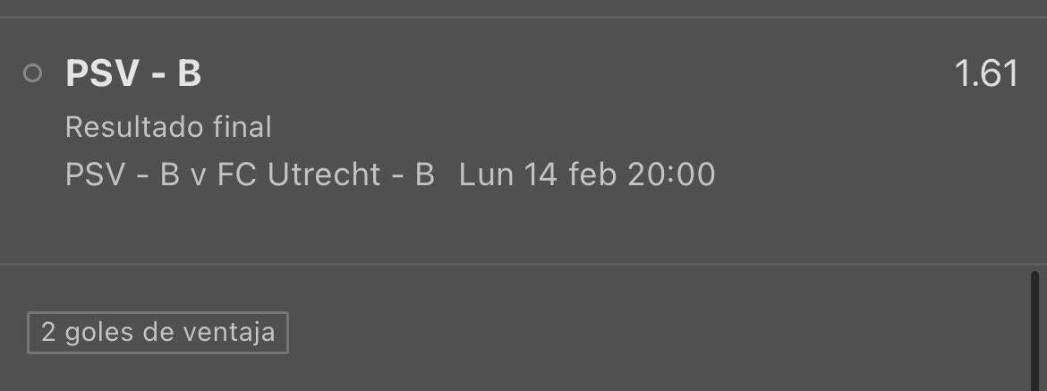 ⚽️ Keuken Kampionen - Holanda
💰 Stake 3

🚨Las demás apuestas están en nuestro Telegram🚨

t.me/ApuestaSeguraOf
