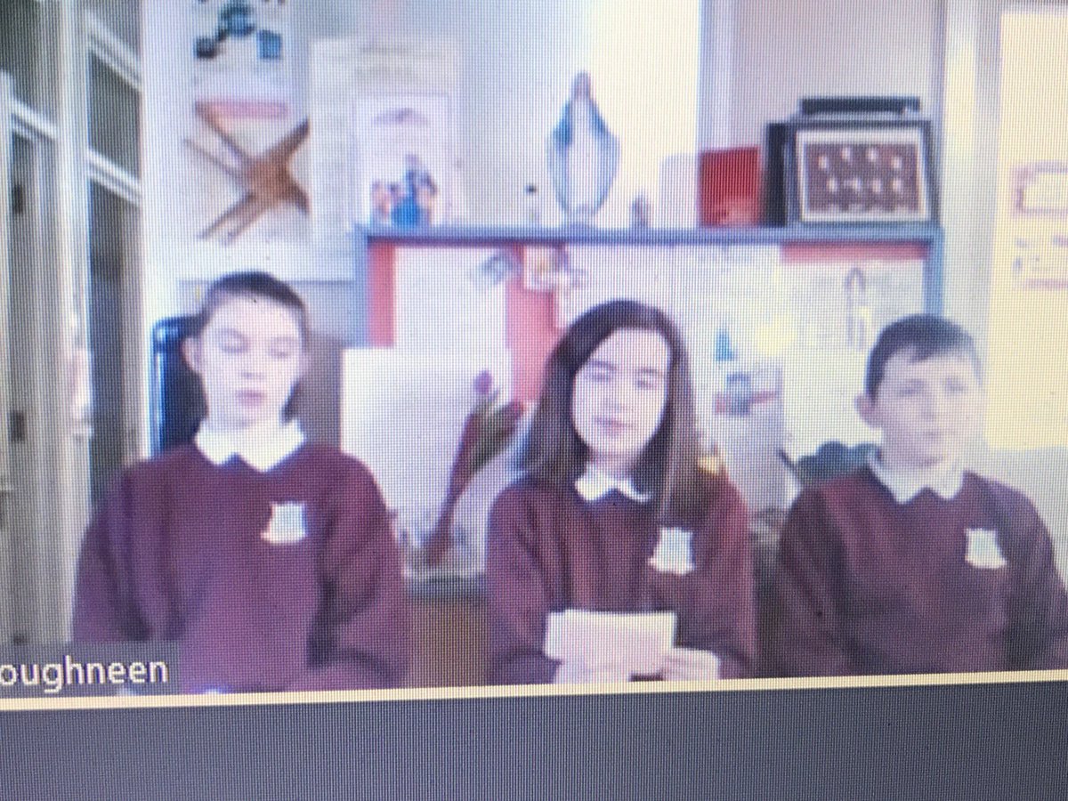 Glinsk_NS's tweet photo. We enjoyed our debate with @CrumlinNS1 today and we still strongly believe animals should not be kept as pets. Thanks to @ecGalway for organising the online debate #pets #debate #primarylanguage #debating https://t.co/3TvexoUgGN