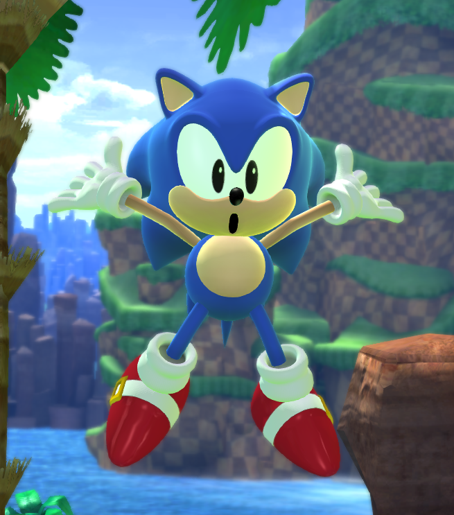 Showin on X: Quick render of Marza Classic Sonic!