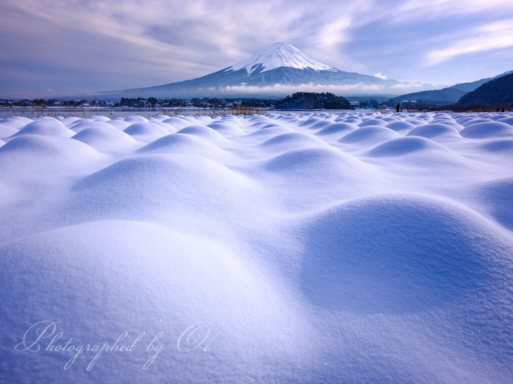 標高800mの日常。これが富士五湖エリアの魅力ですね！ この地域は元々雪の多い気候です。 ようやく”いつもの”富士五湖を取り戻したような気持ちです😊