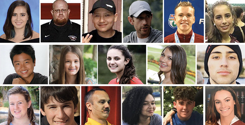 It’s been 4 years since the #Parkland shooting.

Jamie
Alyssa 
Scott 
Martin
Nick 
Aaron
Chris
Luke 
Cara 
Gina 
Joaquin 
Alaina 
Meadow 
Helena 
Alex 
Carmen 
Peter

Thinking about those we lost, &amp; the loved ones whose hearts were broken on a day that should be filled with Love.