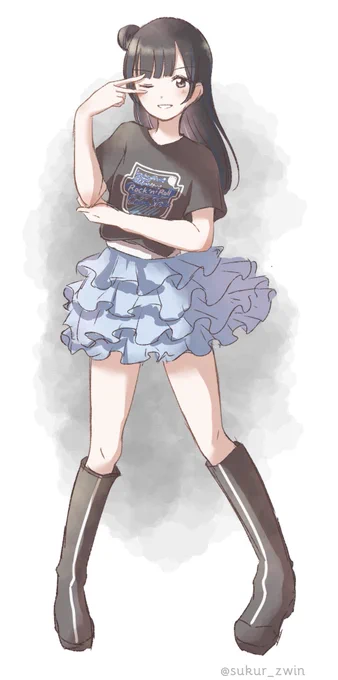これは私に向かってヨハネポーズをしてくれたあいきゃん😈
#Aqours 