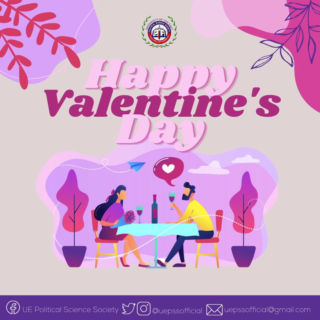 uepssofficial's tweet photo. If thereโs one madness that should rule the world, it should be love. โค๏ธโ๐ฅ
Happy Valentineโs Day, PolSci warriors! ๐
See full post here: https://t.co/Cnpzbz9GQN
#SulongPolSci
#IncedereSineTimore
#ForwardWithoutFear https://t.co/l1yqwu3X3u