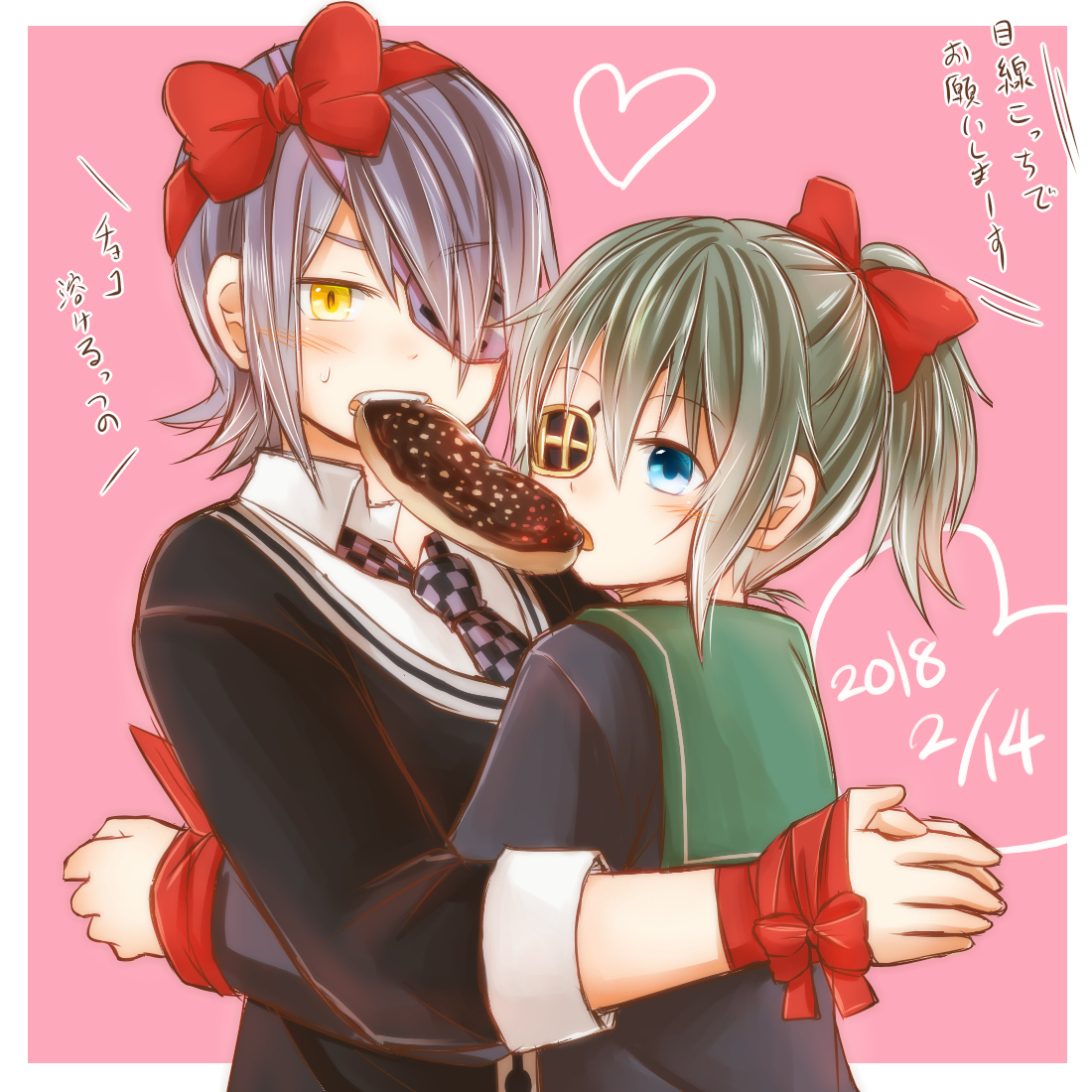 せっかくのバレンタインなのでそっと再掲…🐲🐰 