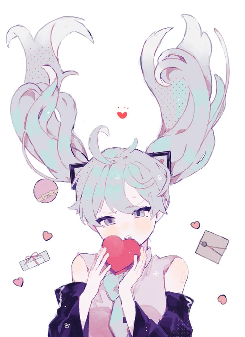 #バレンタイン #初音ミク 🍫♥️ 