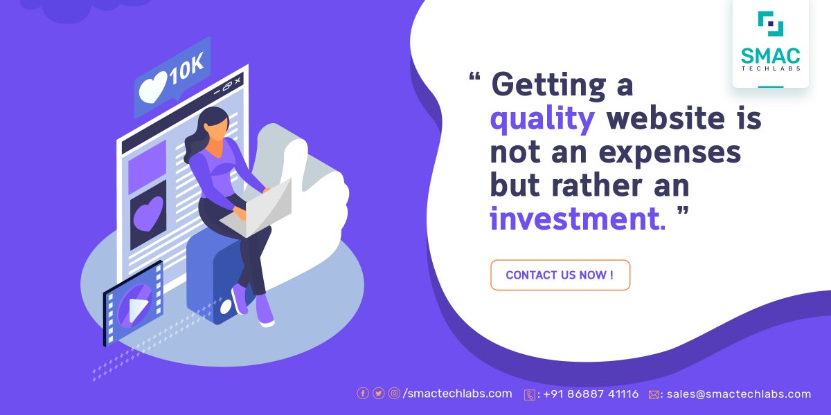 Contact Us Now!
🤙 91 7997512340
🌐 smactechlabs.com
📩 sales@smactechlabs.com
#smac #SMACTechLabs #mobileapp #app #android #ui #ux #mobileapps #ios #appdesign #mobileappdevelopment #uidesign #appdevelopment #uxdesign #webdesign #design #mobileappdesign #business
