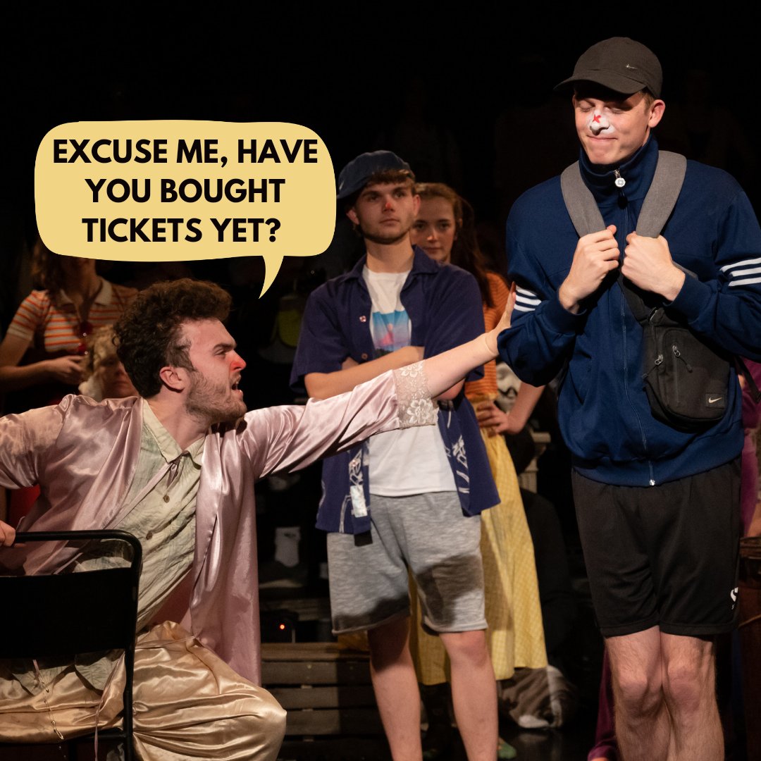 FMacting2022's tweet photo. Follow the link in our Bio to book tickets to our shows. Best do it before the panic sets in! https://t.co/1V3m4jnu9K