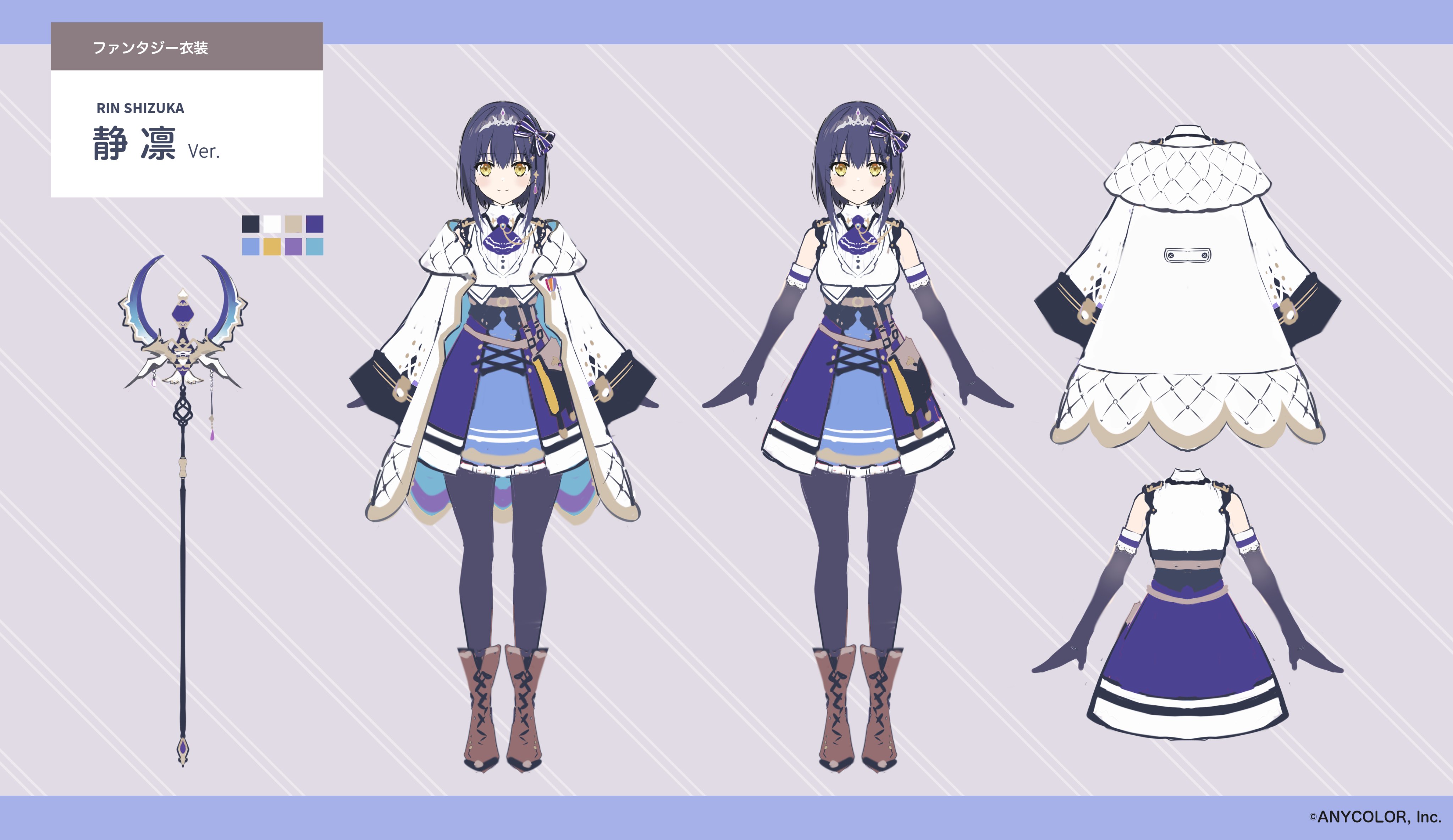 【D003】　にじさんじ　追加公演　難波　アクリルパネル　月ノ美兎　樋口楓　静凛 initial step in NIJISANJI