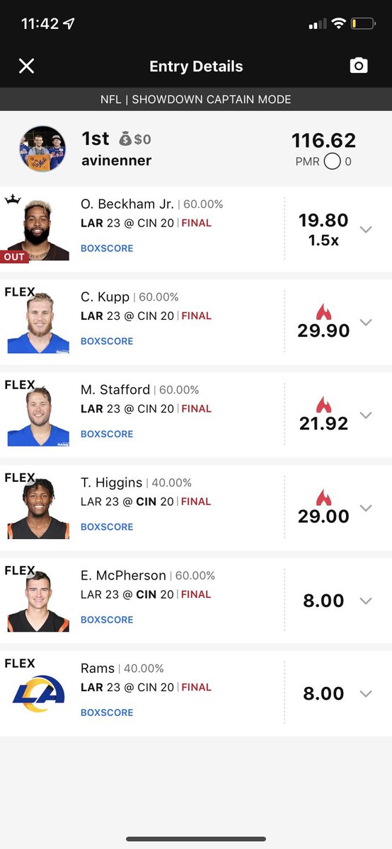 AviNenner's tweet photo. @kyle_borg @TheFantasyPT Thanks for helping me take down my playoff guillotine league! Started with 25 guys. #2fg’s4Macdayy https://t.co/mJiblI3fdK