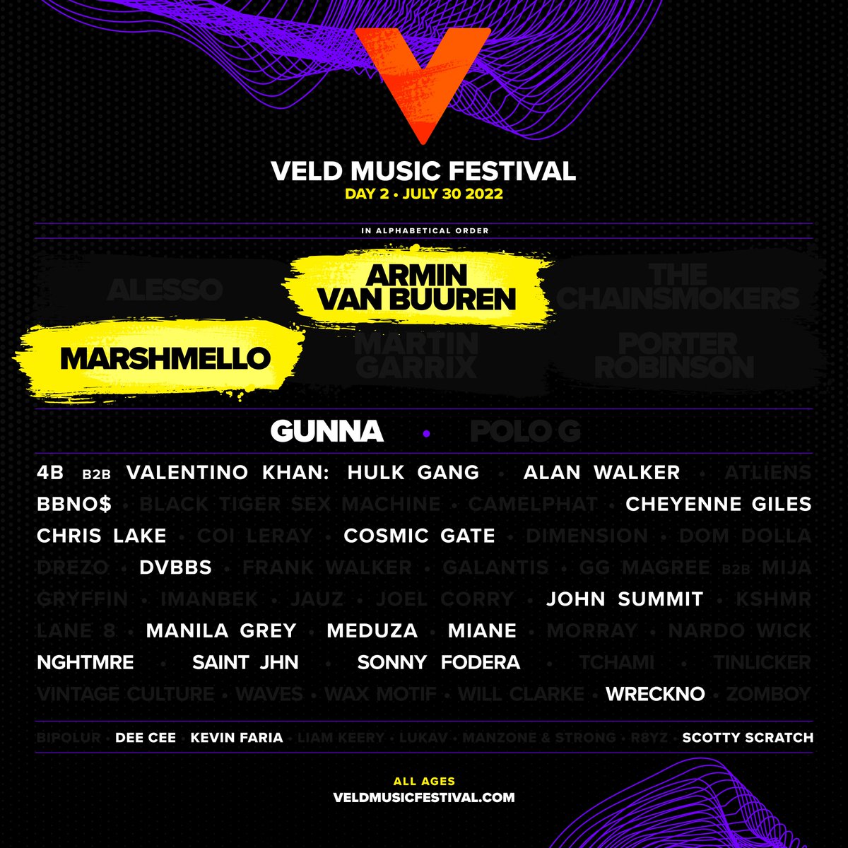 2022 Veld Music Festival lineup