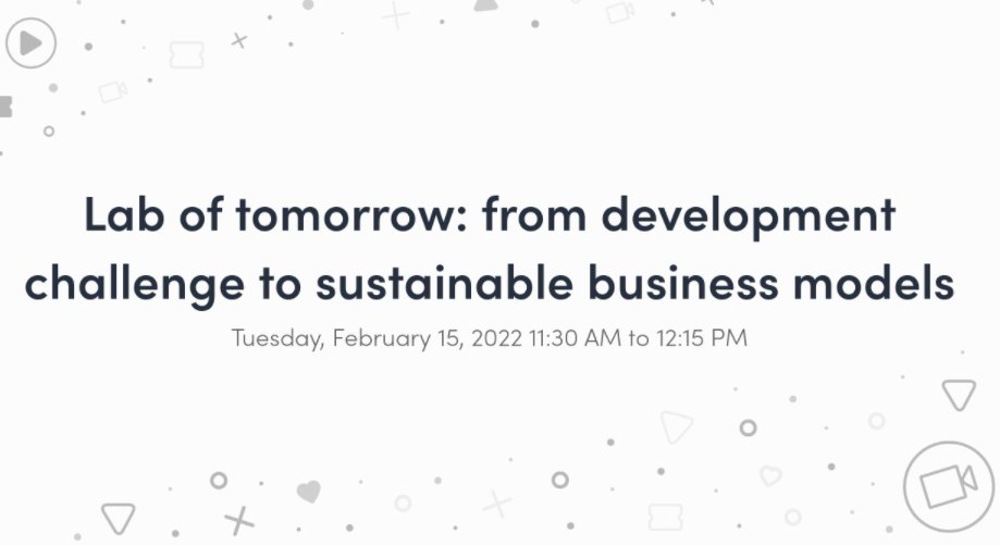 laboftomorrow's tweet photo. Join the #laboftomorrow at the EU-Africa Business Forum! 🌟
Together with our partners @Seedstars and @impact_tank we demonstrate the opportunities of the lab of tomorrow approach.
Register first👉 https://t.co/cW8q5O78q6
Join the showcase👉 https://t.co/gKnaEGLPNf https://t.co/jKflF7Zwas