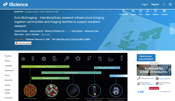 iScience article on how @EuroBioImaging supports interdisciplinary research in a complex and technology-driven world. 

The @CORBEL_eu project mentioned showed how European #LifeScienceResearchInfrastructures can help scientists advance their research: 

bit.ly/3LB0xEv