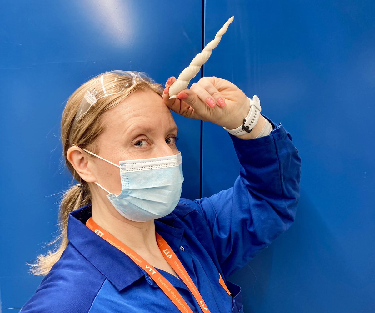 Unique things for #ValentinesDay2022 : 🦄 Because every material scientist wants to make  #beyondtheobvious work <a href="/VTTFinland/">VTT</a> #plastic #Science #vetenskap #humor #unicorn