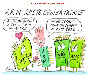 Alexis_Bletsas's tweet photo. Très bon dessin de @FrancoisCointe sur l'échec du rachat de #ARM par #Nvidia ! :) https://t.co/5XriJxbc35