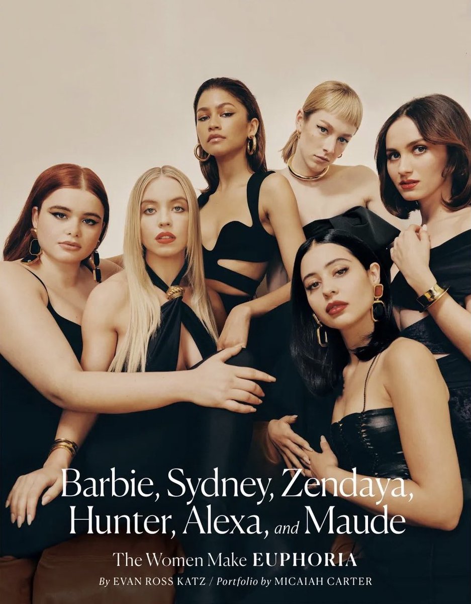 huntcrs's tweet image. the women of euphoria