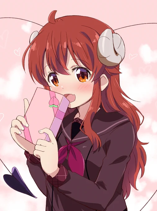 バレンタインなシャミ子🍫🍫🍫💕 
