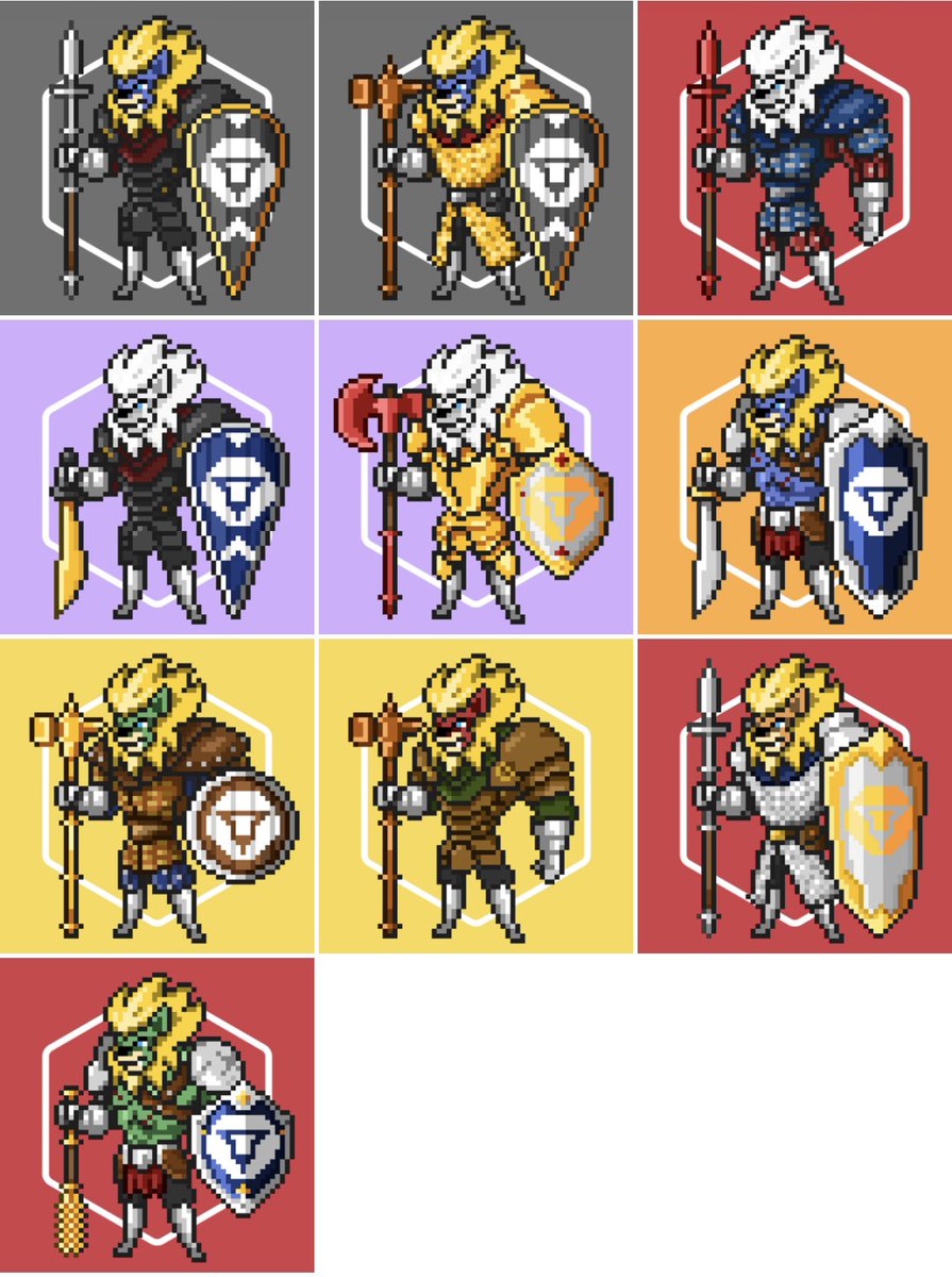There is now less than 40 original CRO Knight left unsold! 
I’ve managed to complete my army of 10 before the inevitable sell out 
⚔️🛡⚔️🛡⚔️🛡⚔️🛡⚔️🛡