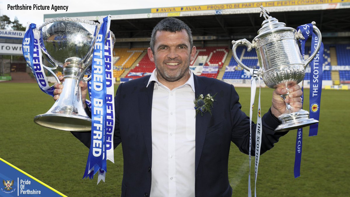 Roses are red
St Johnstone are blue
We never won one
We actually won two