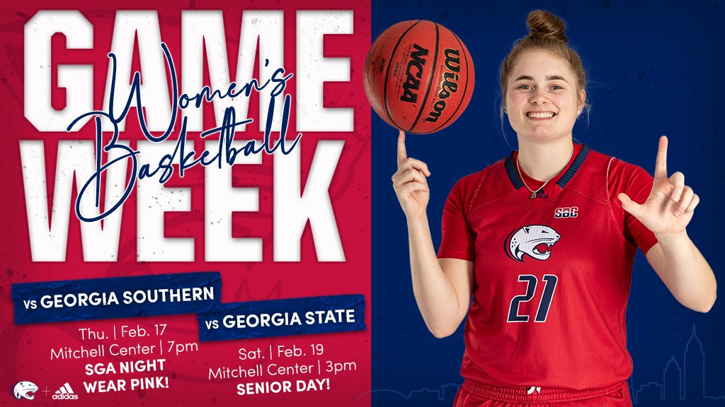 SouthAlabamaWBB's tweet photo. Final ✌️ home games of the season coming up!

#MeetUsAtTheMitch | #JagNation https://t.co/PYqc7JdqvK