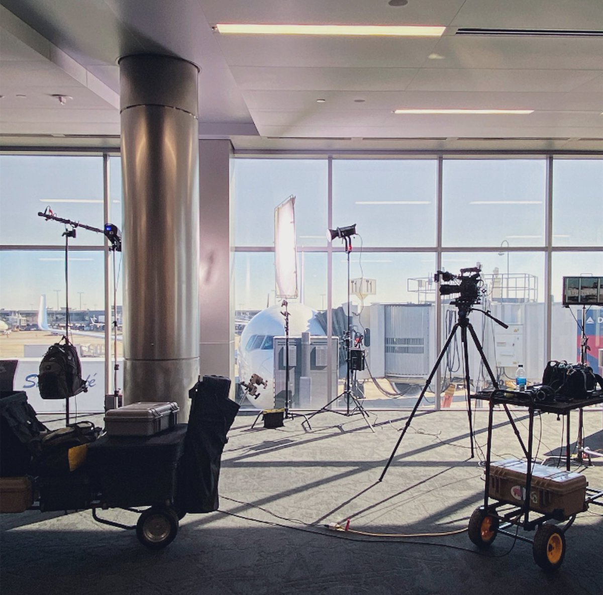 Good Morning, America! 

#filmday #production #aviationdaily #airport #atl