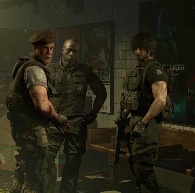 The U.B.C.S. (Umbrella Biohazard Countermeasure Service) was established in the 1990s by Sergei Vladimir and trained for six months with special anti-biochemical and anti-BOW measures. #ResidentEvil