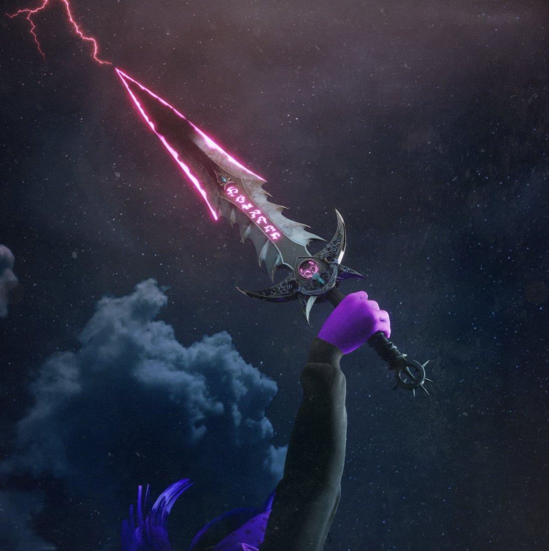 pressnfts's tweet photo. Was fortunate enough to purchase @TeflonSega's Rosa Ferrum Crystal Blade from the @dematerialised.
Too dope.
⚔️#DefendTheMetaverse⚔️ #DMATxTEFLON⚔️ https://t.co/tx3LA9OPZ9
