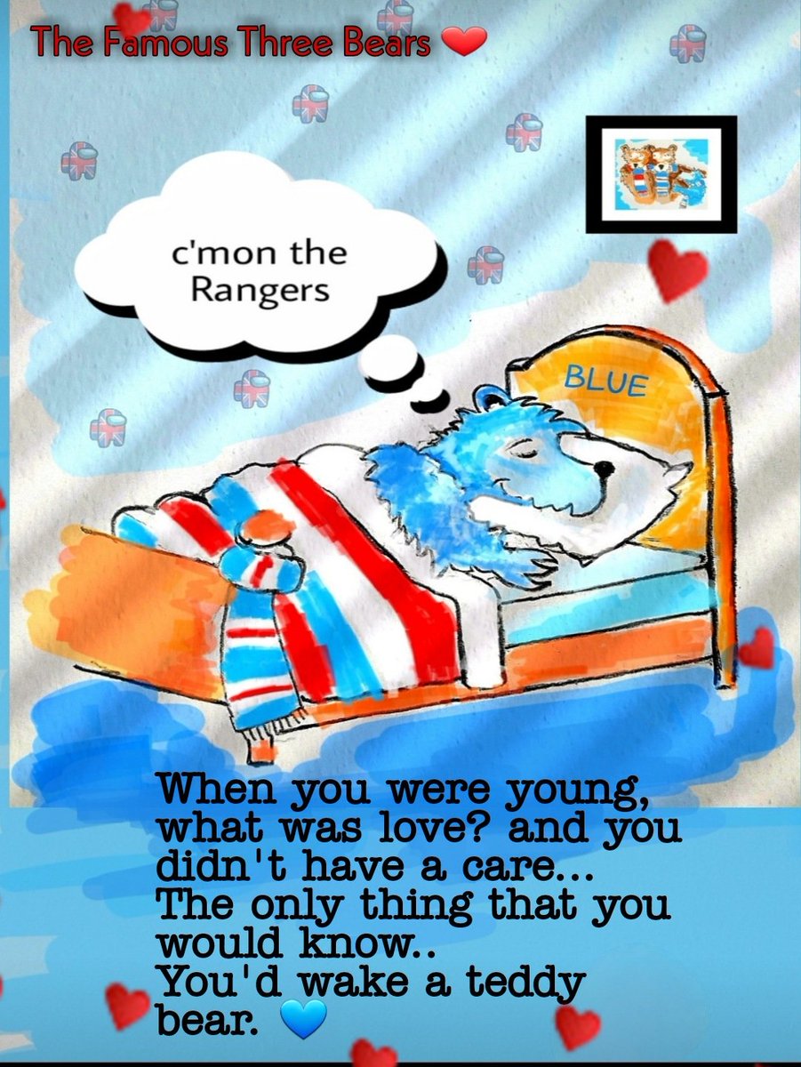 'HAPPY VALENTINE'S BEARS!'..The Rangers Family..the only love you needxx.. if you like our art work😊..have a look at our books thanks..ebay.co.uk/itm/1544706993…