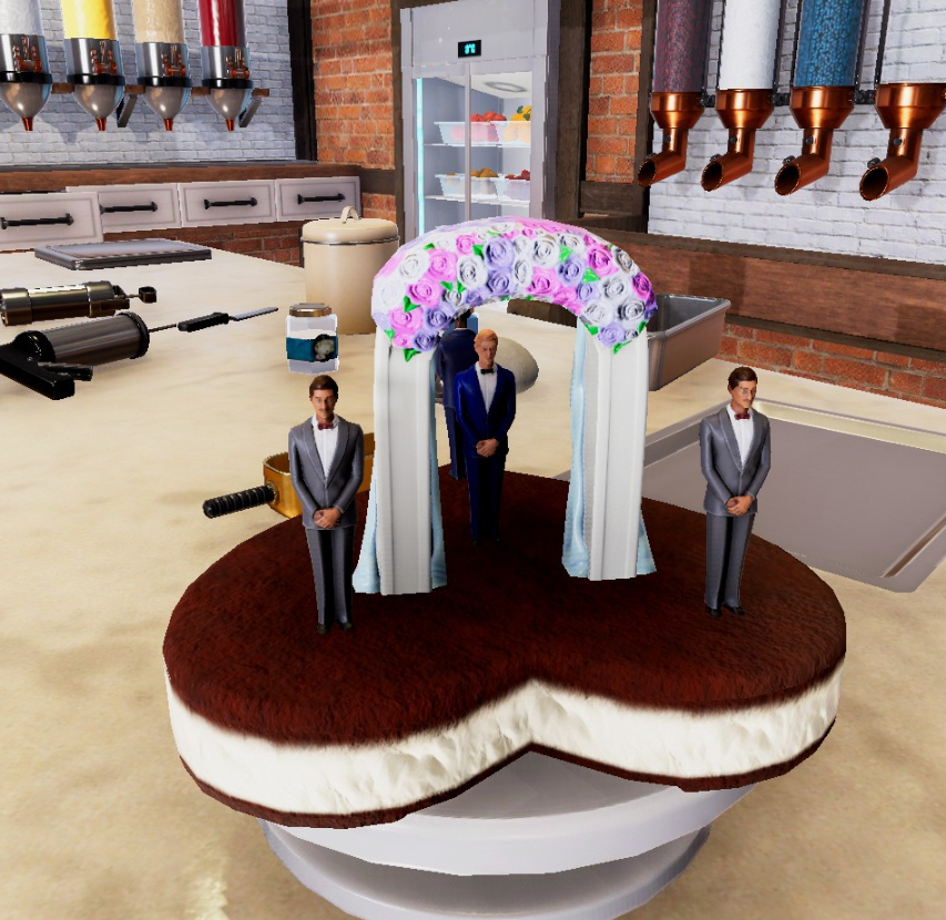 SnimajT's tweet photo. #weddingsforrussia 
Смотрите какой крутой свадебный тортик я сделал в #CookingSimulator https://t.co/iAYmPJMMgi