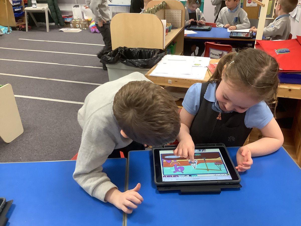 StAgnesRecClass's tweet image. The children loved using the iPads in maths today where they played a game all about weight #stagnesmaths #stagnescomputing