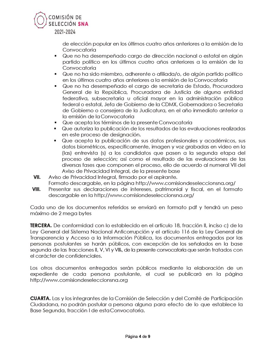 comite_sea's tweet photo. ‼‼‼‼‼‼‼‼‼‼‼‼‼
CONVOCATORIA PARA MUJERES DEL PROCESO DE SELECCIÓN PARA OCUPAR UN CARGO EN EL COMITÉ DE PARTICIPACIÓN CIUDADANA DEL SISTEMA NACIONAL ANTICORRUPCIÓN

Parte 1/2 https://t.co/5TCqWLzV7W