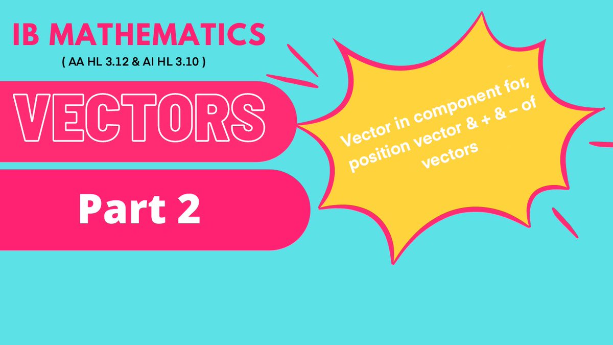 Vectors 2 : Vectors in plane, addition and subtraction in component form youtu.be/aS49gUpc8Io via @YouTube