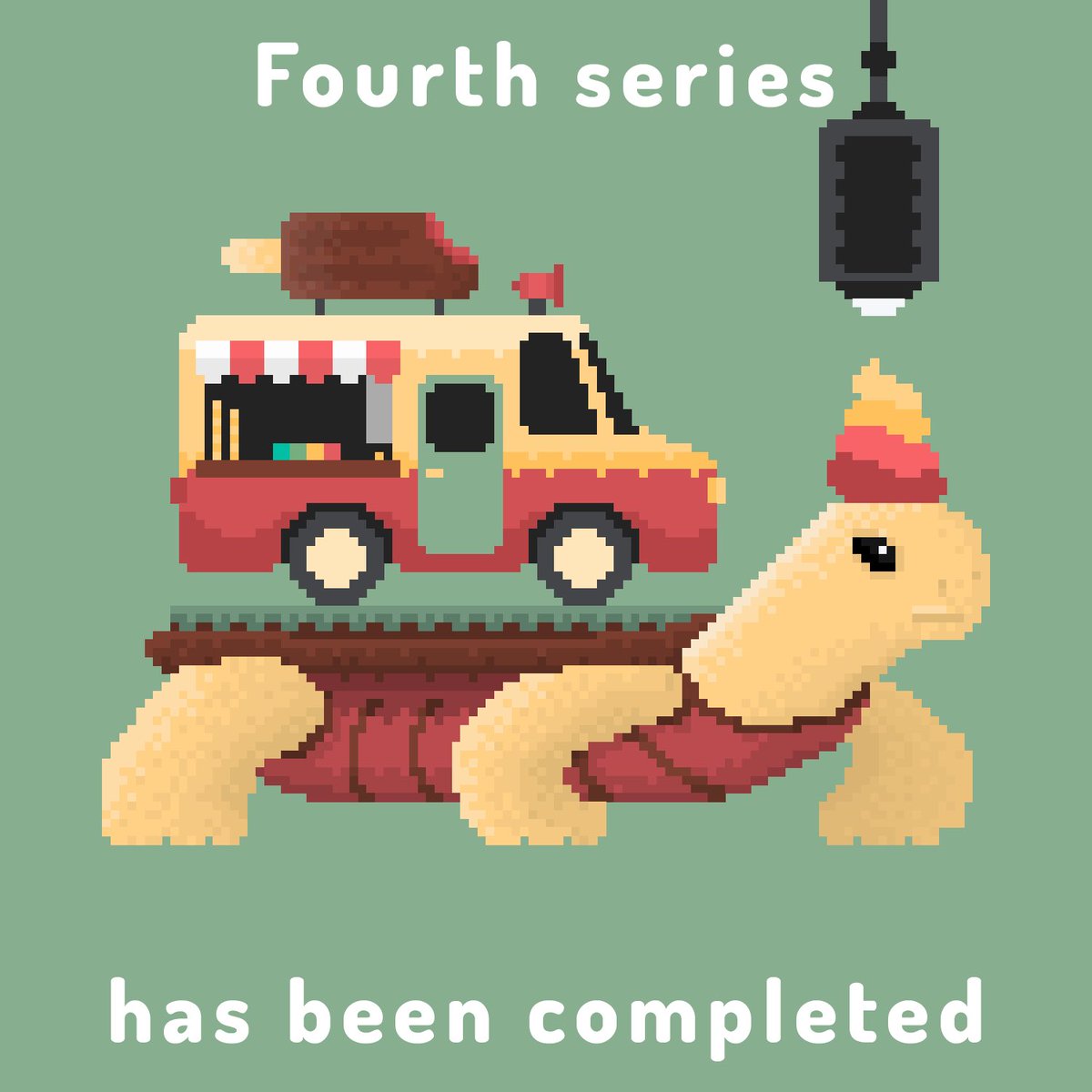 riseofturtles's tweet photo. The 4th series has been completed as of now. We would like to thank all our fans who loved and supported us in the process until today. We are starting the fifth series without wasting any time.#nfts #nftartist #btc #Ethereum #opensea #riseofturtles https://t.co/lA5isggLhO