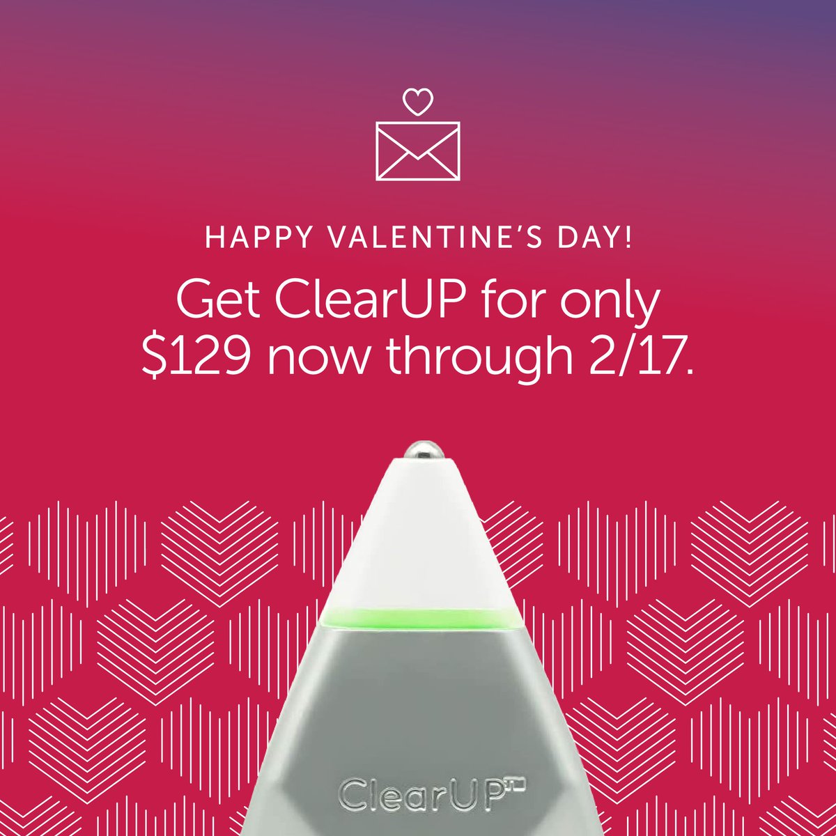 What's more romantic than flowers this Valentine's Day? The ability to actually smell them. ClearUP is the new box of chocolates! Get ClearUP for $129 through February 17th only #ClearUP #TivicHealth #ValentinesDay #Sale #LimitedTimeOffer