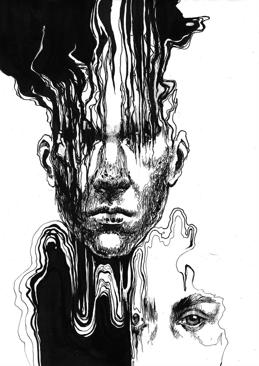 nlmda101's tweet photo. Trying out the no crop on tt for the first time (it's been ages, I know) with my latest ink drawing. https://t.co/v4zYnSnWJU