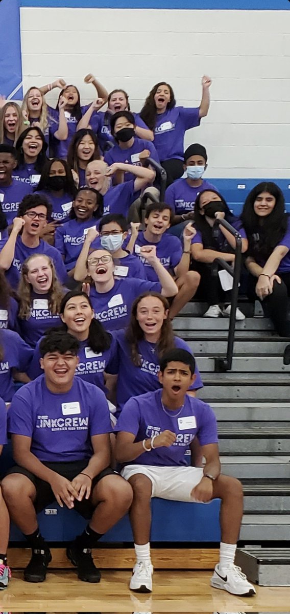 FalconLinkCrew's tweet image. This is how excited we are to link up with our freshmen this Wednesday! Freshmen will be receiving a pass in their first hour on Wednesday with more direction! Can't wait! @RHSFalcons #linkcrew